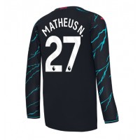 Billiga Manchester City Matheus Nunes #27 Tredje fotbollskläder 2023-24 Långärmad